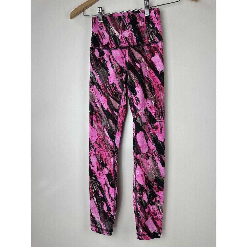 Lululemon Wunder Train High Rise Tight 25" Incentive Refresh Pink Multi Size 2 - Picture 12 of 12